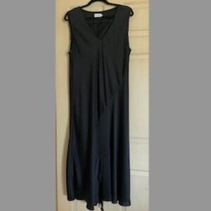 Reset R Label Black Satin Dress Size XL